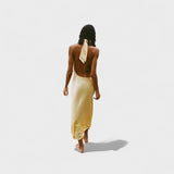 Sofía – Vestido de Seda con Cuello Halter