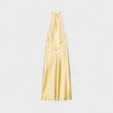 Sofía – Vestido de Seda con Cuello Halter