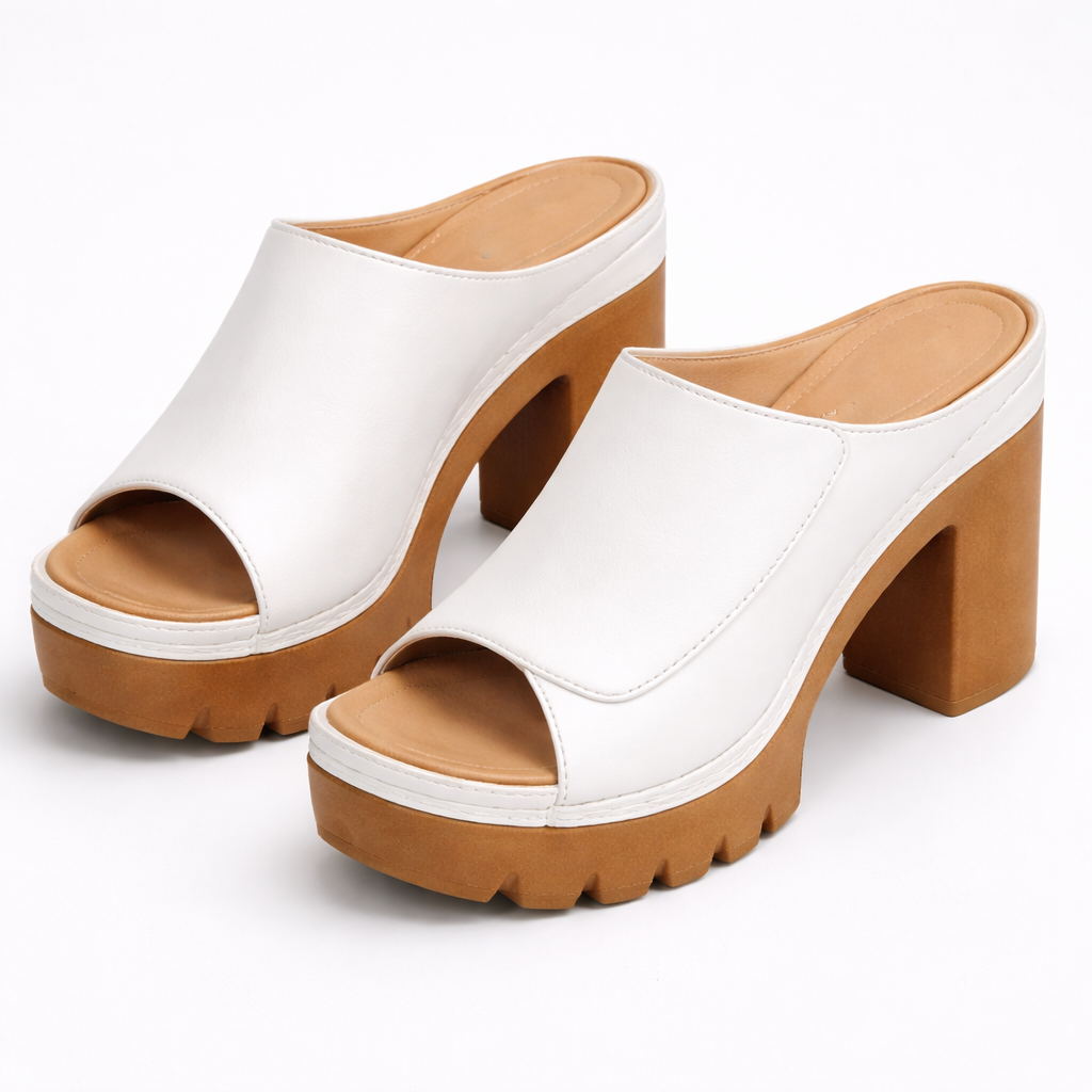 Lana – Sandalias de Piel con Tacón Alto