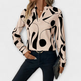 Marica – Blusa Moderna Estampada