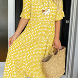 Lea – Elegancia boho con lunares