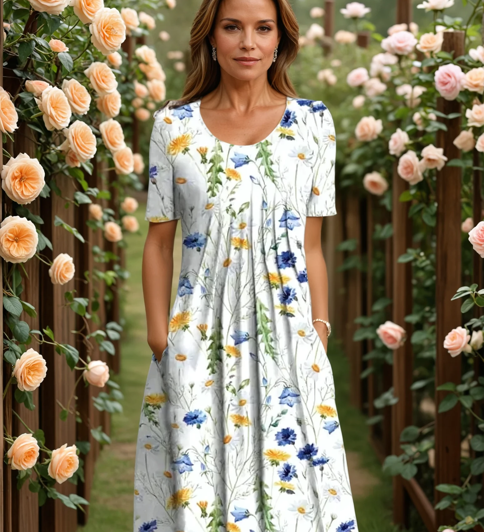 Marianne – Elegante vestido floral
