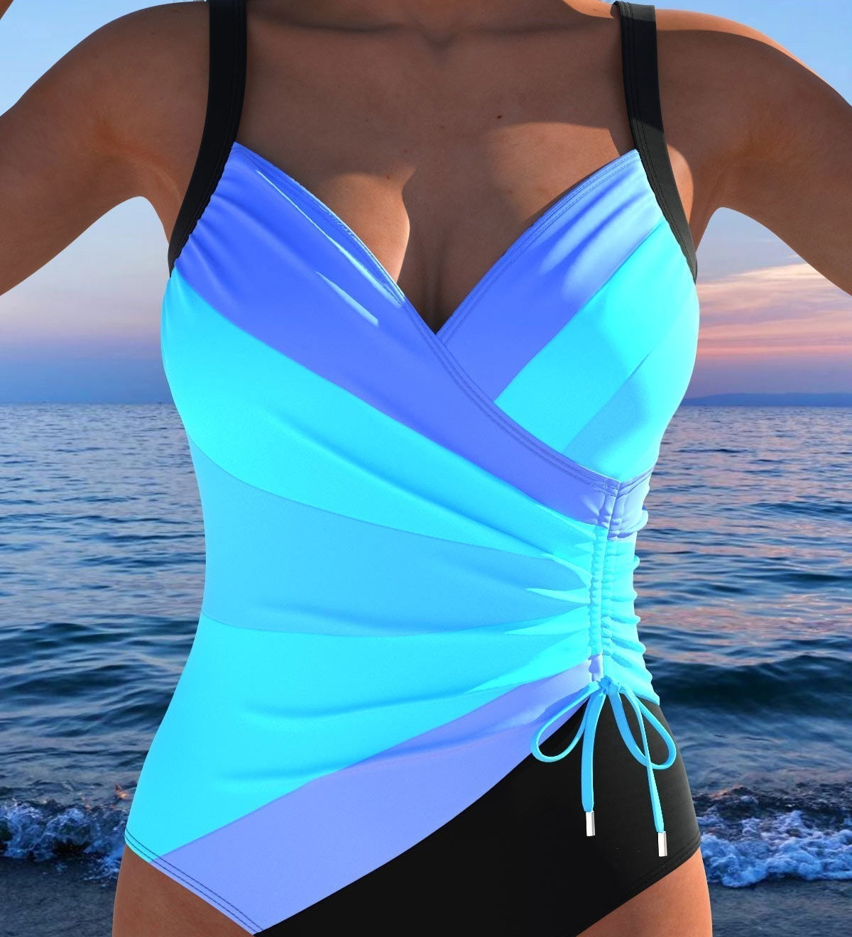 Greta | Bañador de lujo con motivo multicolor