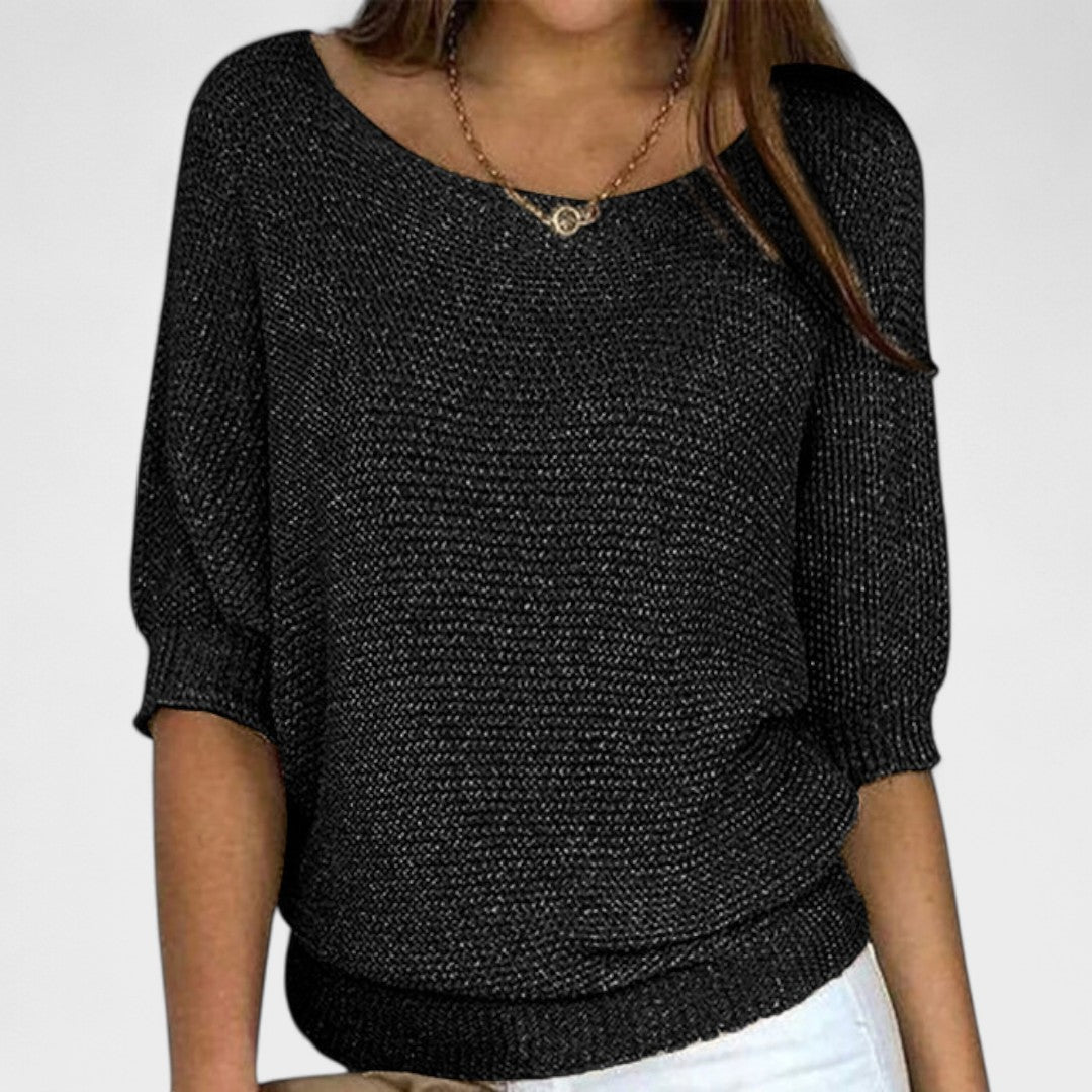 Dora - Blusa entrelazada
