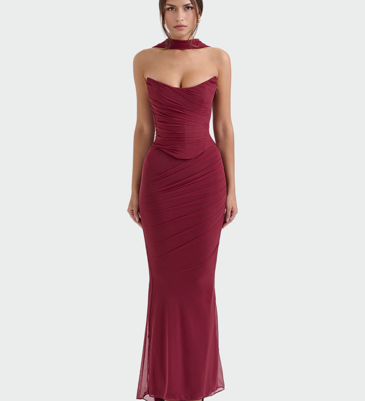 Lora | Vestido Largo Drapado