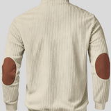 Kortez – Suéter de Tricot Casual con Media Cremallera