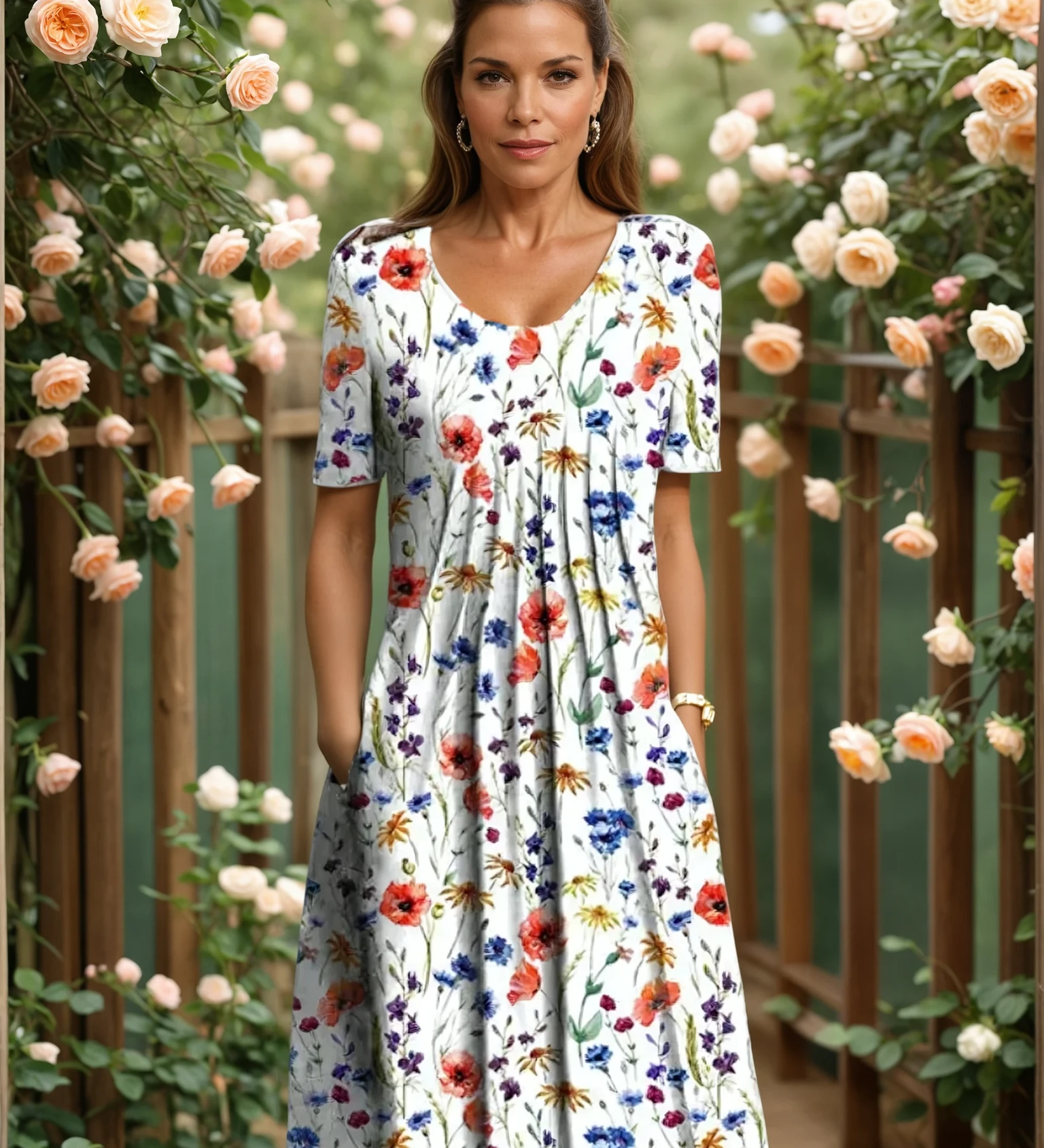 Marianne – Elegante vestido floral