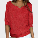 Dora - Blusa entrelazada