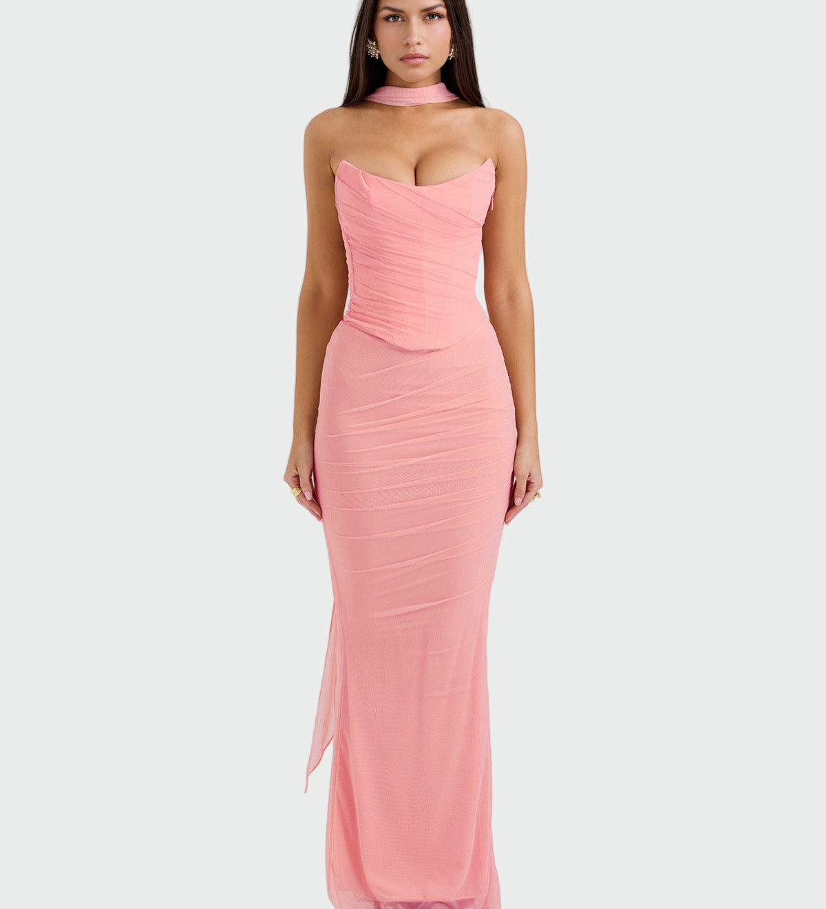Lora | Vestido Largo Drapado