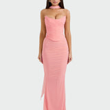 Lora | Vestido Largo Drapado