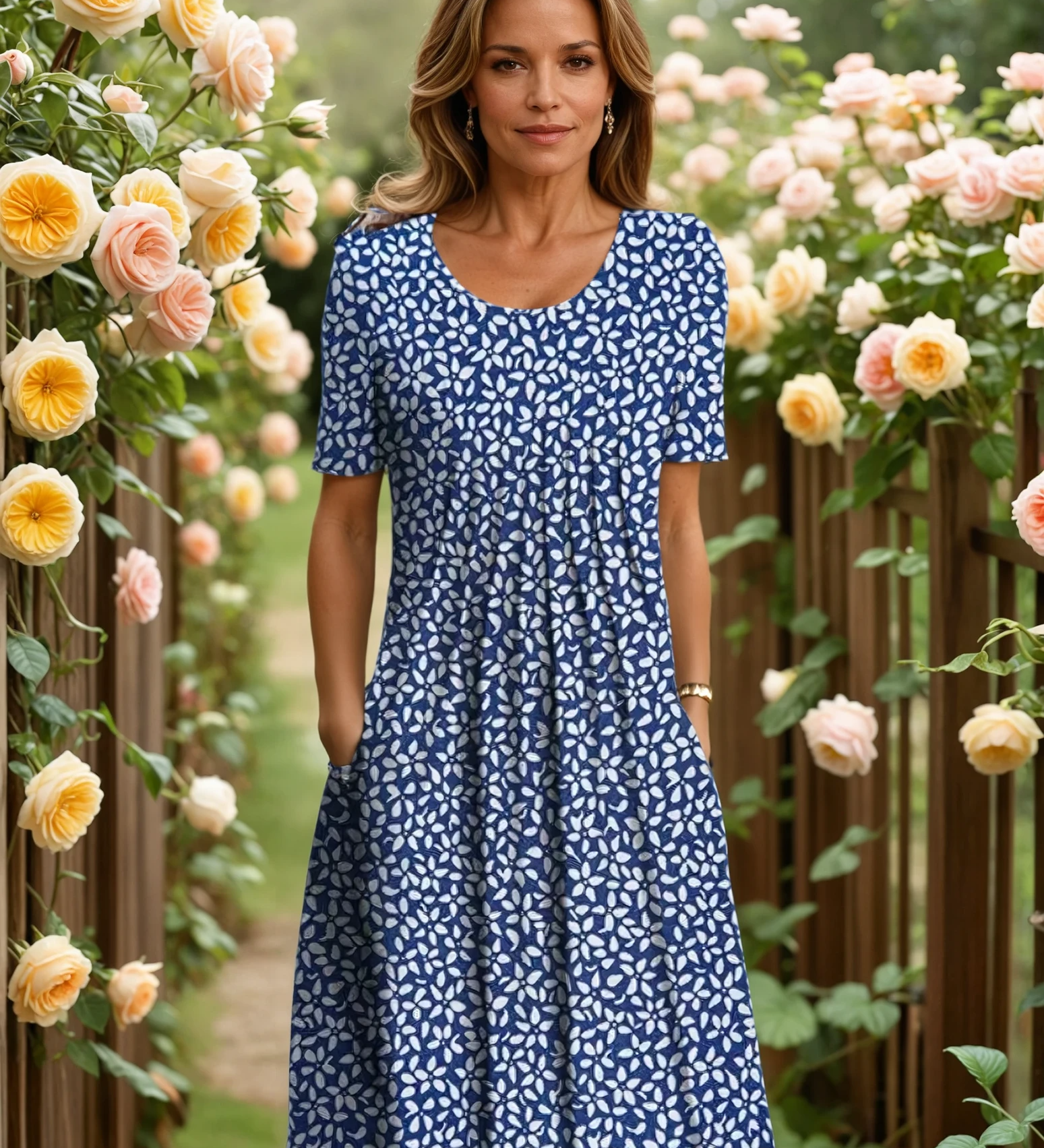 Marianne – Elegante vestido floral