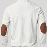 Kortez – Suéter de Tricot Casual con Media Cremallera
