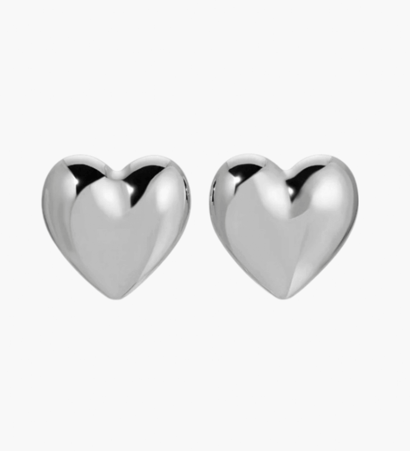 Eva - Pendientes grandes en forma de corazón