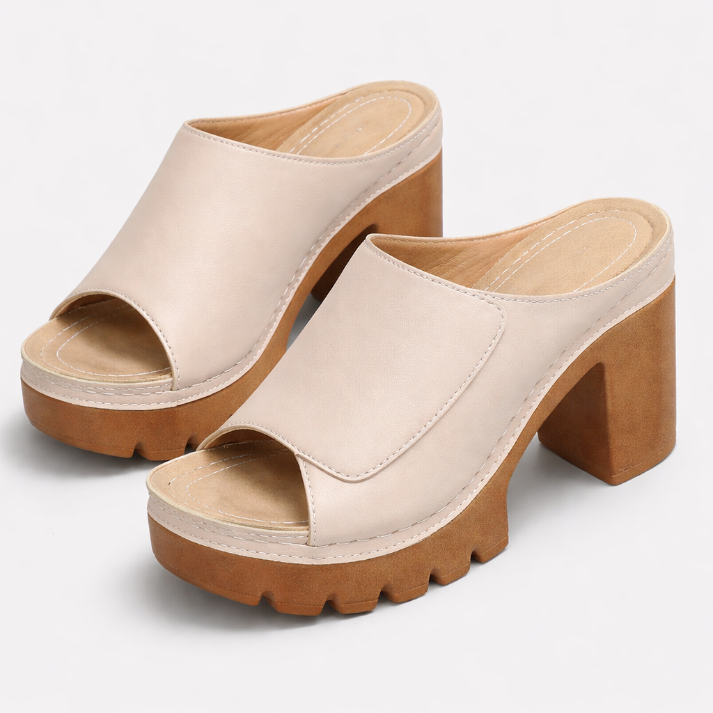 Lana – Sandali in Pelle con Tacco Alto
