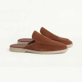 Mateo – Zapatillas de piel marrón