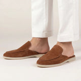 Mateo – Zapatillas de piel marrón