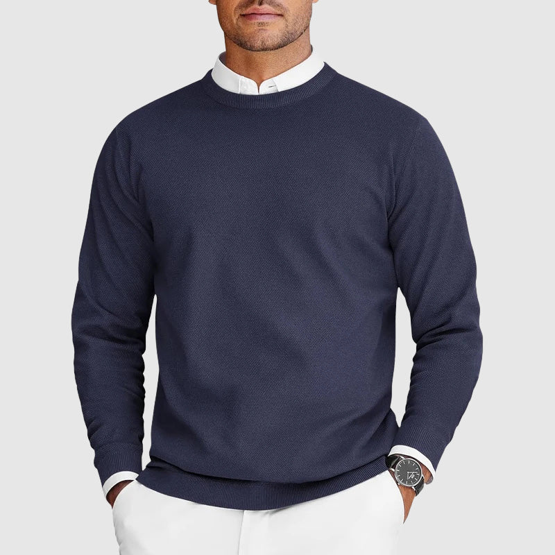 Marin - Suéter para Hombre con Cuello Redondo