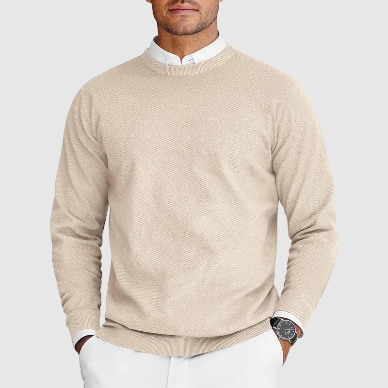 Marin - Suéter para Hombre con Cuello Redondo