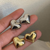 Eva - Pendientes grandes en forma de corazón