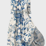 Vestido de Porcelana Florido