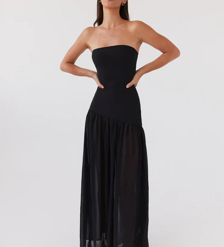 Edina | Vestido Maxi Sin Tirantes
