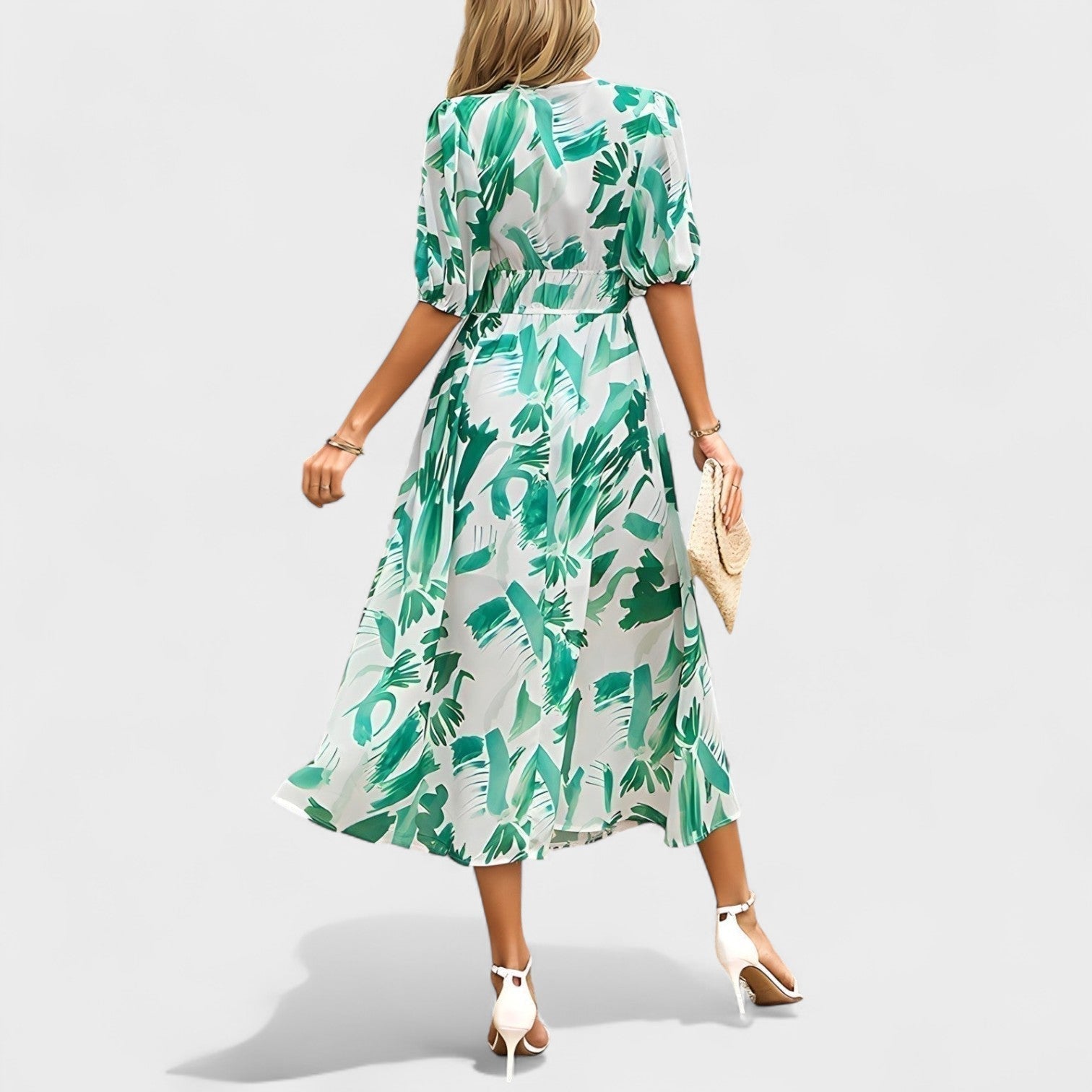 Clara – Vestido Elegante con Flores