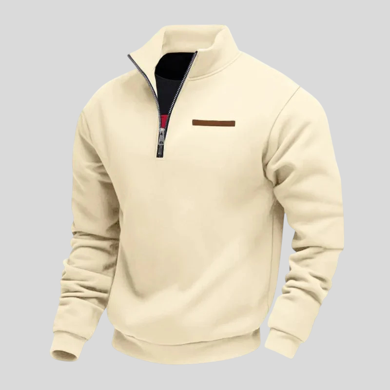 Vjeko - Sudadera Casual de Pile para Hombres
