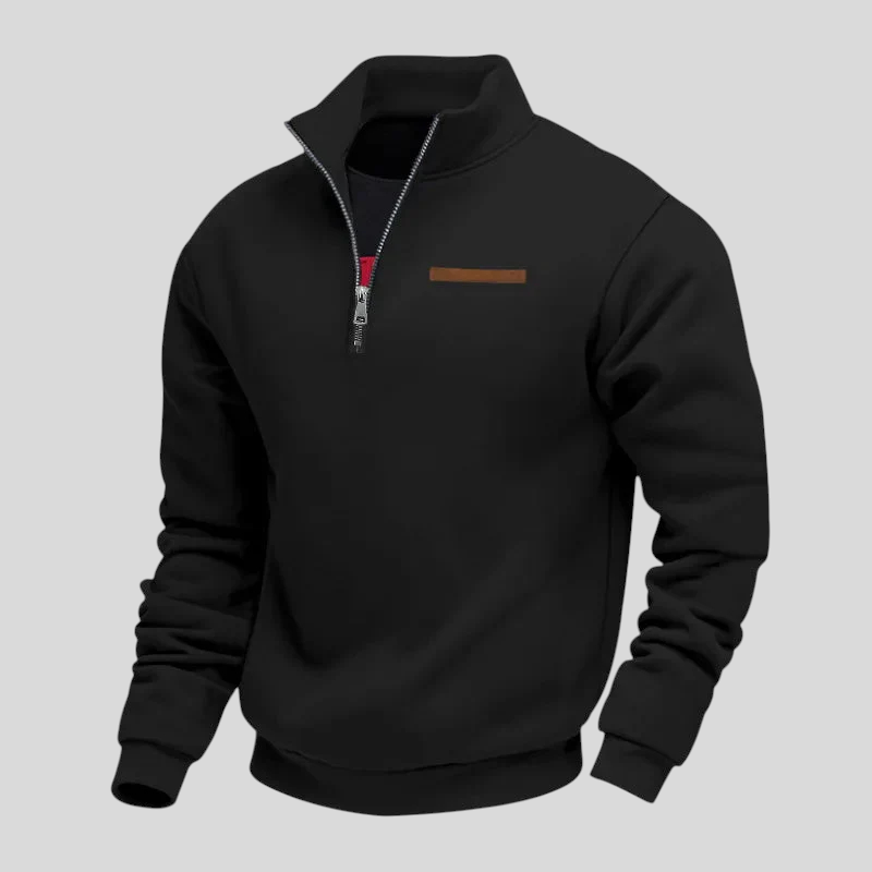 Vjeko - Sudadera Casual de Pile para Hombres