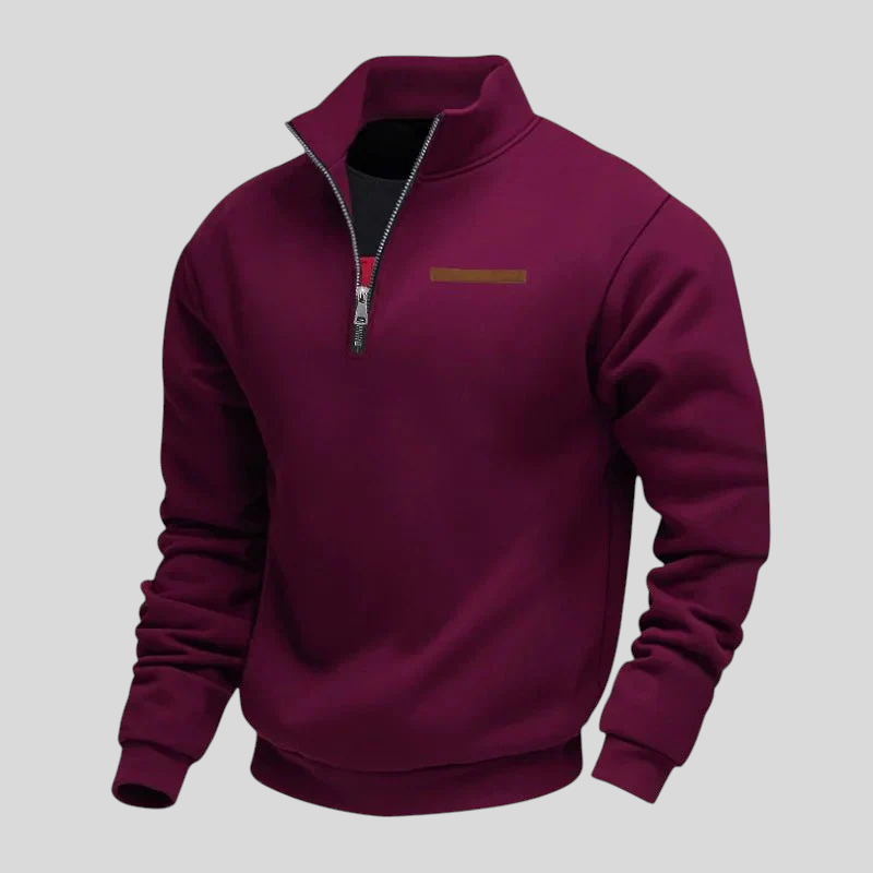 Vjeko - Sudadera Casual de Pile para Hombres