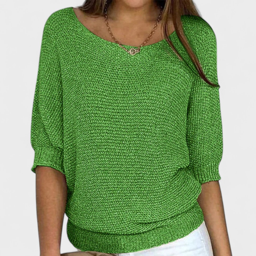 Dora - Blusa entrelazada