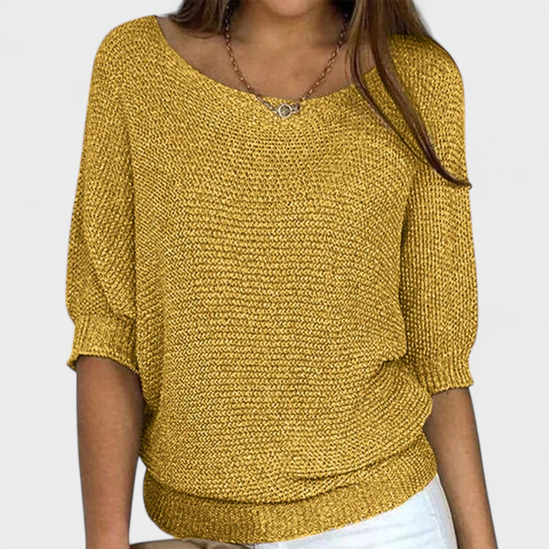 Dora - Blusa entrelazada
