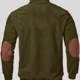 Kortez – Suéter de Tricot Casual con Media Cremallera