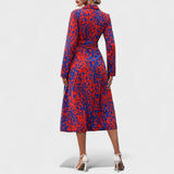 Irina – Vestido con estampado de leopardo
