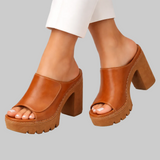 Lana – Sandalias de Piel con Tacón Alto