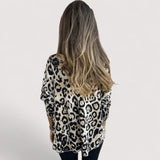 Zlata – Camiseta casual para mujer con estampado de leopardo