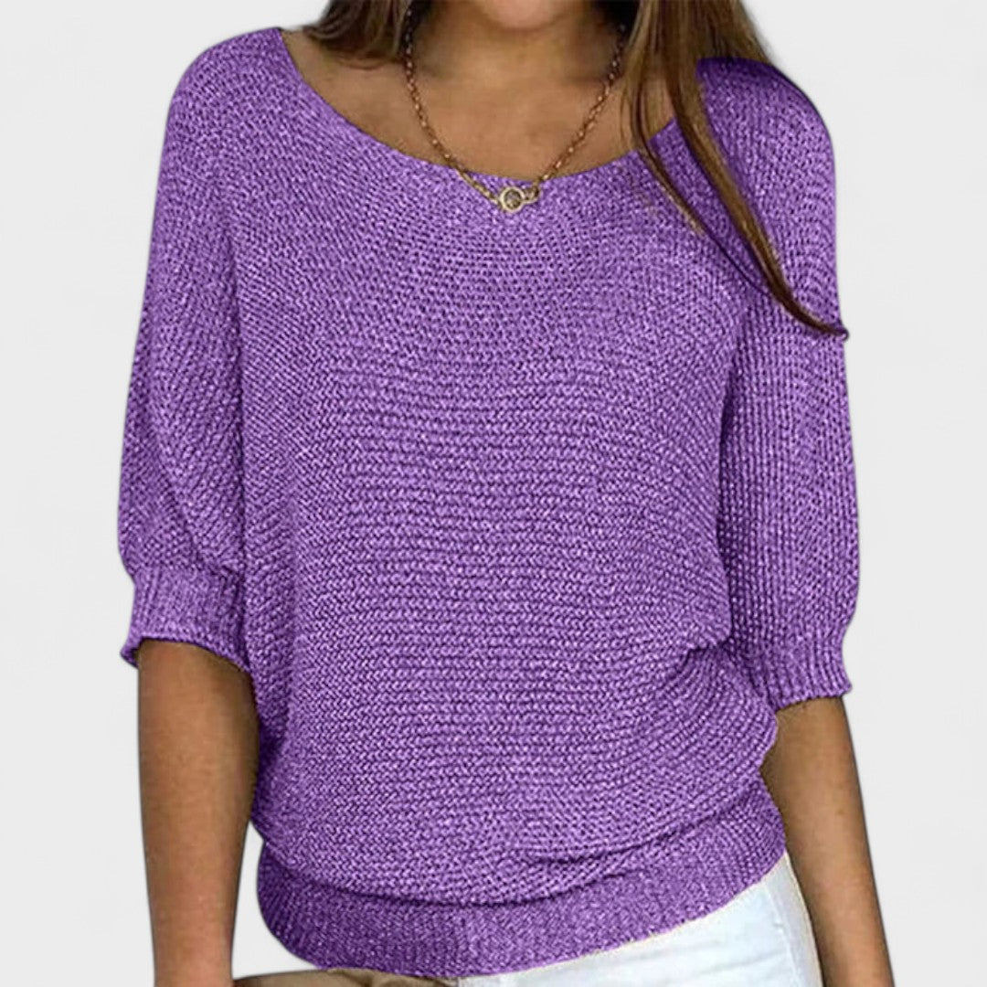 Dora - Blusa entrelazada