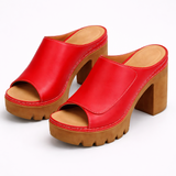 Lana – Sandalias de Piel con Tacón Alto