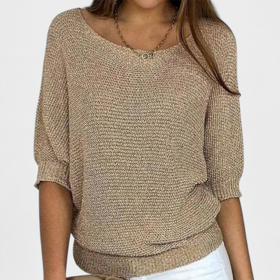 Dora - Blusa entrelazada