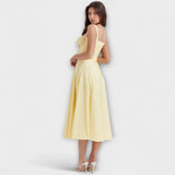 Zipporas – Vestido bustier encantador con motivo floral