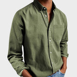 Harry - Camisa casual de mezclilla