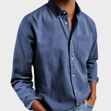 Harry - Camisa casual de mezclilla