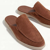 Mateo – Zapatillas de piel marrón