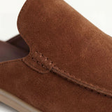 Mateo – Zapatillas de piel marrón