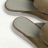Oliver – Zapatillas de ante verde oliva