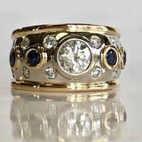 Anello Vintage con Zircone Incastonato