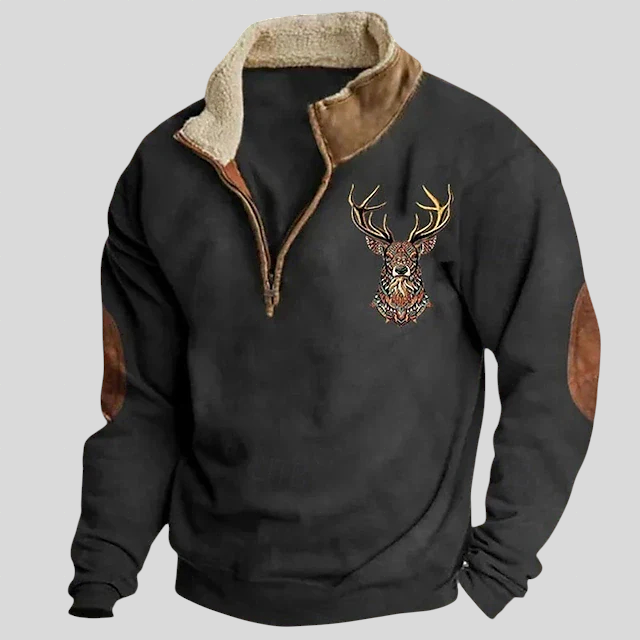 Kasper - Sudadera con motivo Ciervo