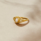 Kraljevski - Anillo vintage en perlas
